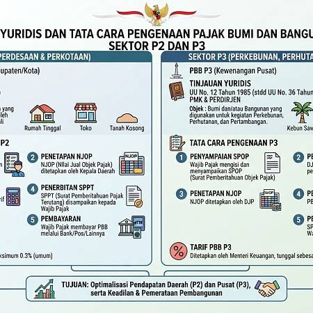 Tinjauan Yuridis dan Tata Cara Pengenaan Pajak Bumi dan Bangunan Sektor P2 dan P3