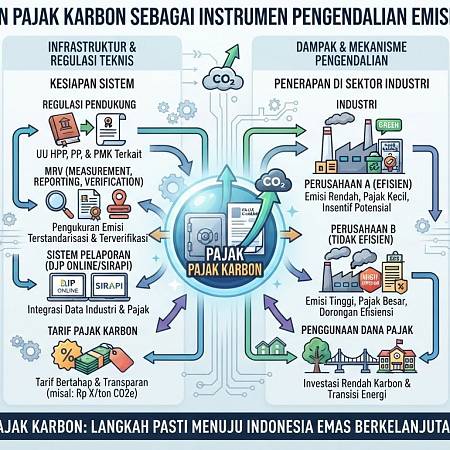 Kesiapan Penerapan Pajak Karbon sebagai Instrumen Pengendalian Emisi di Sektor Industri