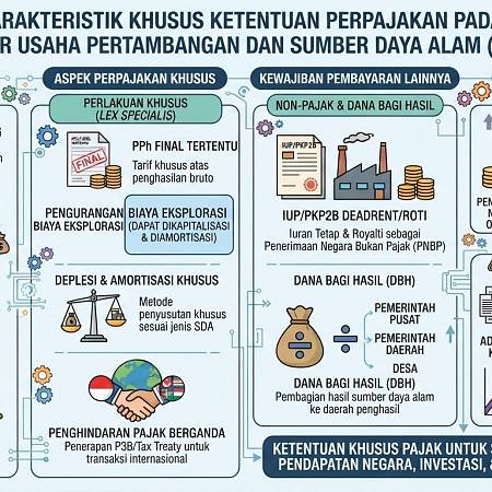Karakteristik Khusus Ketentuan Perpajakan pada Sektor Usaha Pertambangan dan Sumber Daya Alam