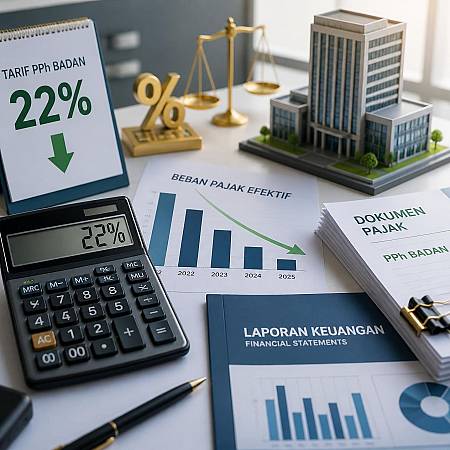 Pengaruh Penurunan Tarif PPh Badan Menjadi 22 Persen terhadap Beban Pajak Efektif Korporasi