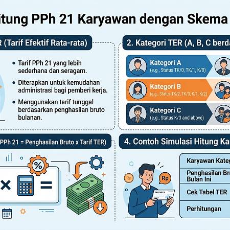 Cara Menghitung PPh 21 Karyawan dengan Skema TER Terbaru