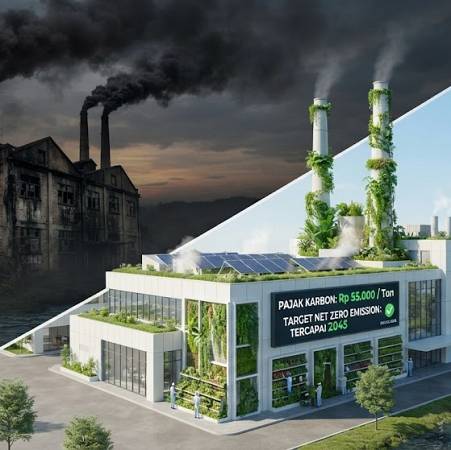 Bisnis Hijau di Bawah Tekanan Pajak Karbon: Tantangan Industri Nasional Menuju Target Net Zero Emission