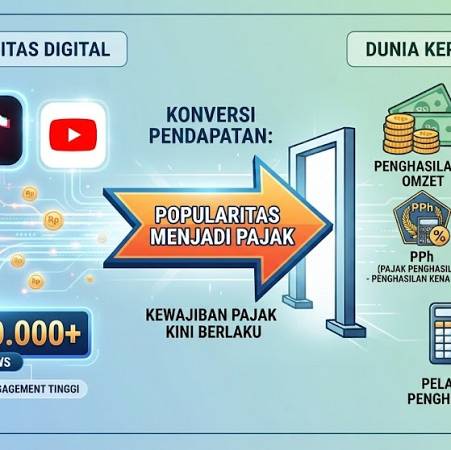 Dari Views Menjadi Value: Analisis Penerapan Tarif PPh dan PPN atas Penghasilan Selebgram, TikToker, dan YouTuber di Indonesia