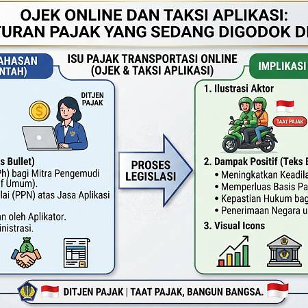 Ojek Online dan Taksi Aplikasi: Aturan Pajak yang Sedang Digodok DPR