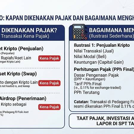 Harta Kripto: Kapan Dikenakan Pajak dan Bagaimana Menghitungnya?
