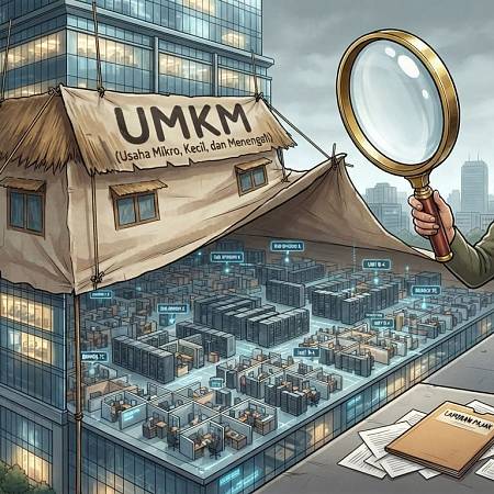 Mengapa Bisnis Besar Bersembunyi di Balik Topeng UMKM? Analisis Fenomena Firm Splitting dalam PP 20/2026